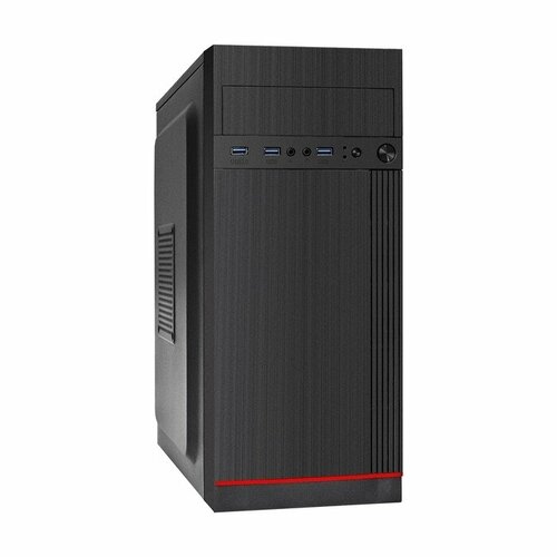 Exegate EX290191RUS Корпус Miditower ExeGate AA-442U3-AA400 (ATX, AA400 8 см, 3*USB3.0, аудио, черный) корпус miditower exegate aa 442u3 aa350 atx aa350 8 см 3 usb3 0 аудио черный ex290179rus