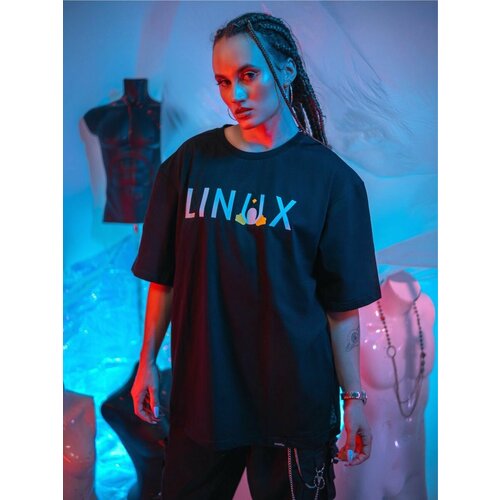 фото Футболка involta, размер xl, черный