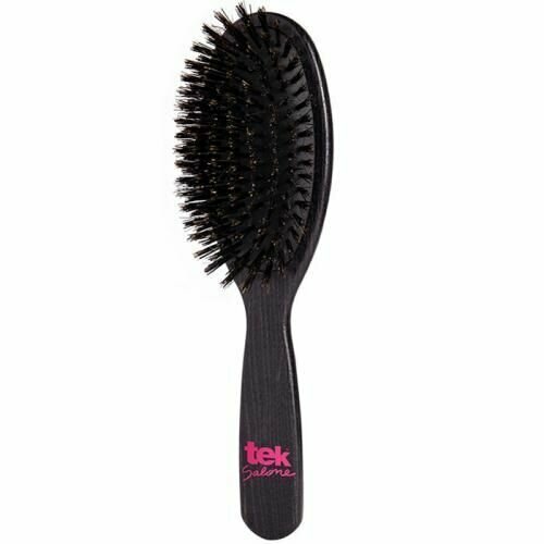 Tek Щетка Big Oval Brush большая овальная с щетиной кабана для волос массажная щетка для волос со 100% натуральной щетиной дикого кабана 20 9 6 3 2 см nl 1400 vess