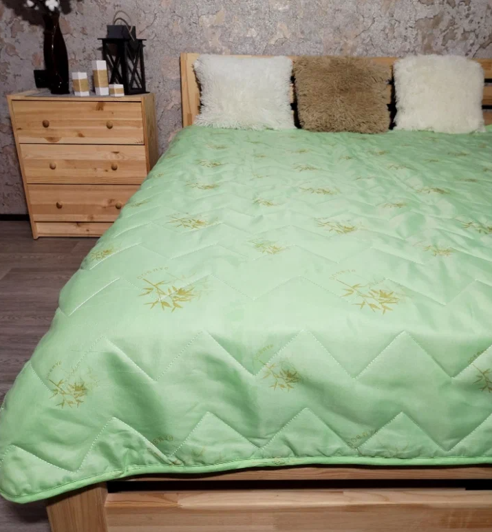 Одеяло Бамбуковое волокно облегченное Евро (200x220) - фотография № 3