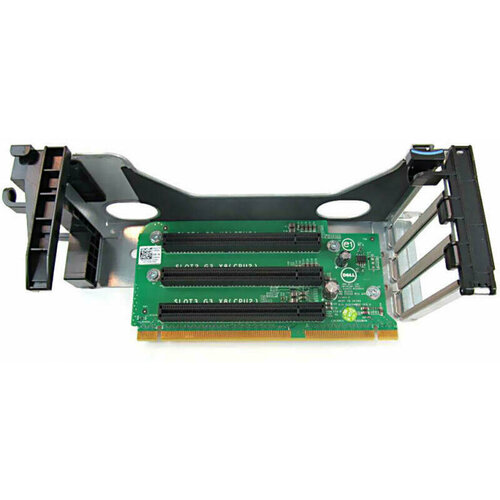 Райзер Dell Riser 2C with One x16 PCIe rjrk7 64KRN аксессуар переходник akasa riser black x3 premium pcie 3 0 x 16 riser ak cbpe01 30b