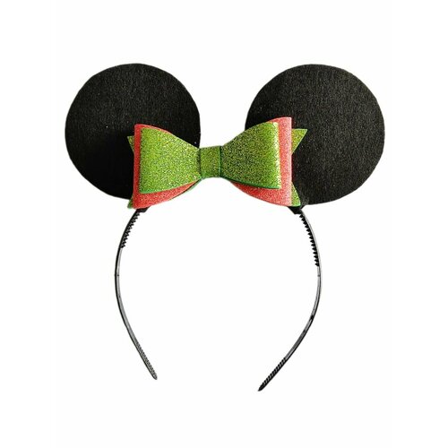 Ободок ушки с бантом