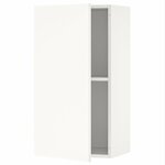 Кноксхульт Навесной шкаф кухонный с дверцей, белый 40x75 см - изображение