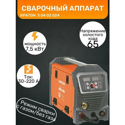 Сварочный инвертор полуавтомат 2476600₽