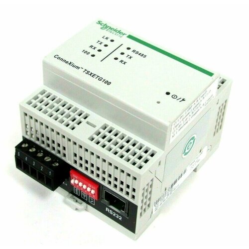 Модуль шлюза ETHERNET Schneider Electric TSXETG100 nt1 b серийный к модулю ethernet шлюз modbus mqtt dns cdebyte rj45 tcp к rtu прозрачная передача одновременная коллекция