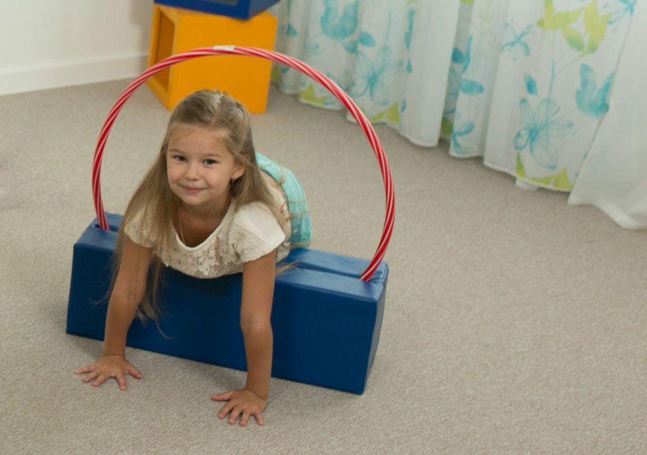 Мягкий спортивный модуль Сальто ДМФ-МК-01.89.21 сине-желтый — фото 1