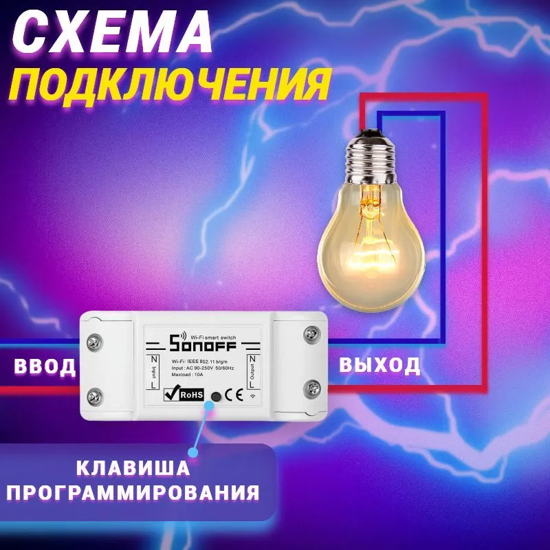 WiFi Реле Sonoff Basic