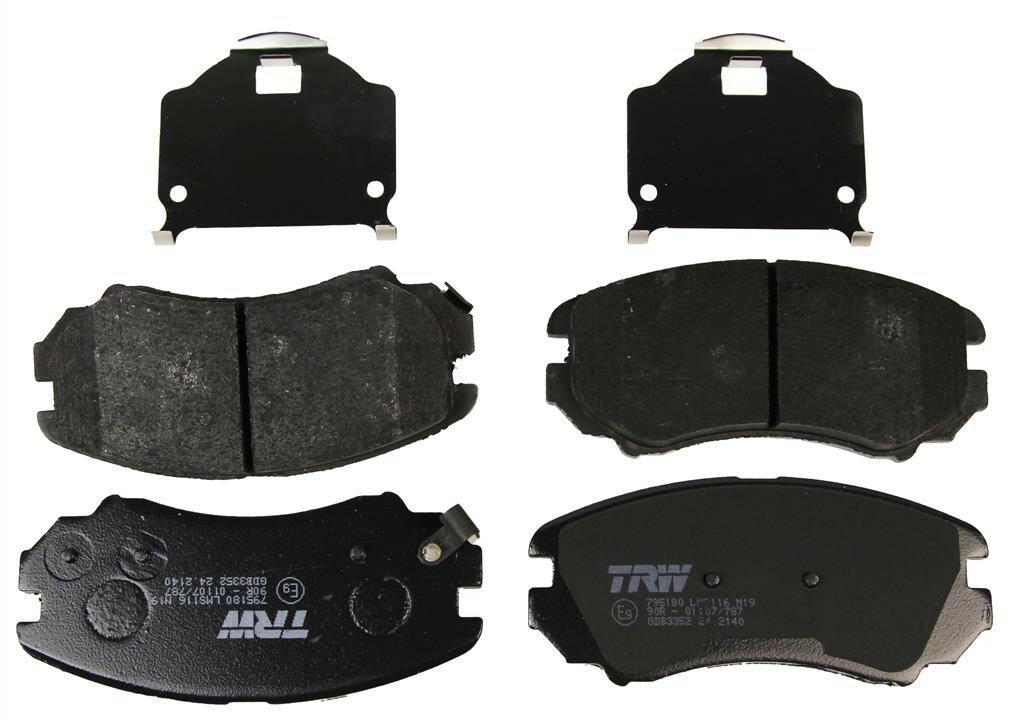 [GDB3352] TRW Колодки тормозные TRW Hyundai Tucson/Kia Sportage 04, передние [GDB3352] комплект на ось - фото №19