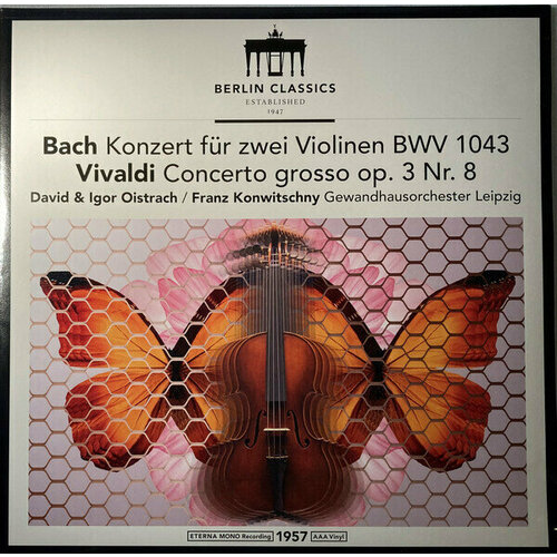 Виниловая пластинка JS Bach: Double Concerto for Violins & Vivaldi; Franck - Vinyl Edition - David & Igor Oistrach - A Father And Son between Two Worlds. 1 LP guiseppe martucci guiseppe martucci konzert fur klavier und orchester b moll op 66