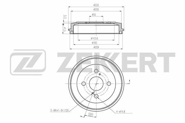 Барабан торм зад Daihatsu Materia 06 Cuore VII 06 Sirion II 05 Subaru Justy 07 Toyota bB