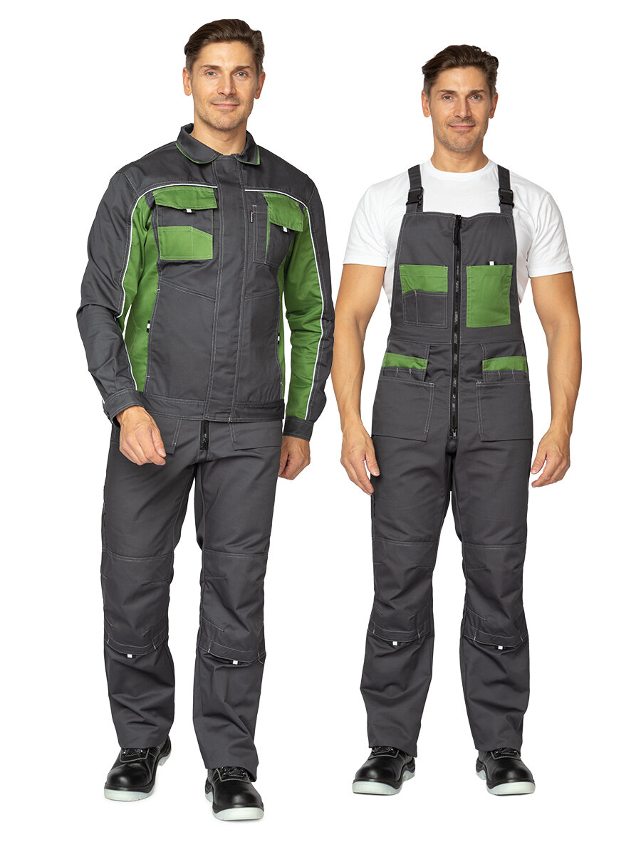 фото Костюм мужской рабочий Бренд 2 2020 (синий; темно серый) спецодежда мужская