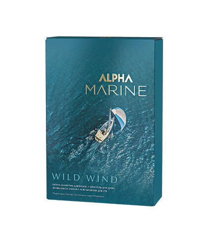 Набор Wild Wind ESTEL ALPHA MARINE Шампунь, гель для душа, бальзам для губ, зубная паста