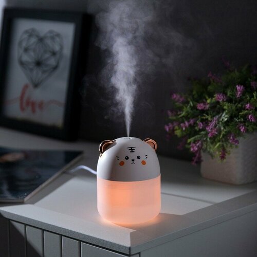 Увлажнитель HM-18 ультразвуковой 025 л 2 Вт подсветка USB в комп-те белый 68200₽