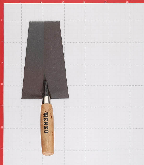 Кельма плиточника Hesler/Wenzo 180 мм с деревянной ручкой