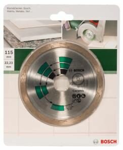 Алмазный отрезной круг Bosch по керамической плитке диаметр 115 мм, 2.609.256.416
