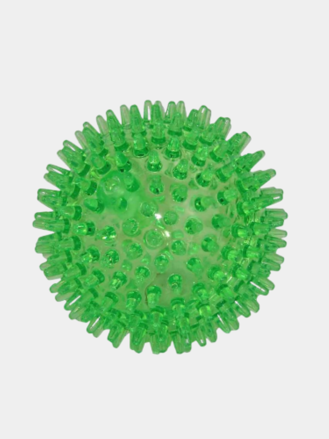 Мяч светящийся Dogman 8,5 см (зеленый)