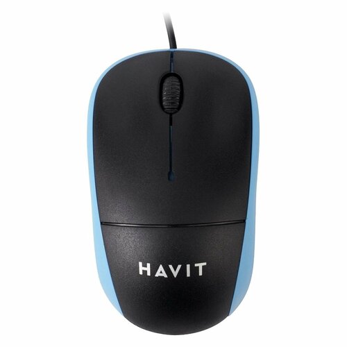 Мышь проводная Havit MS851 Blue проводная гарнитура havit h202d h202d