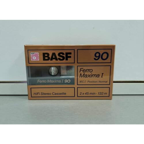 Аудиокассета BASF Ferro Maxima 1 коморы 1988г персоналии автомобили блок