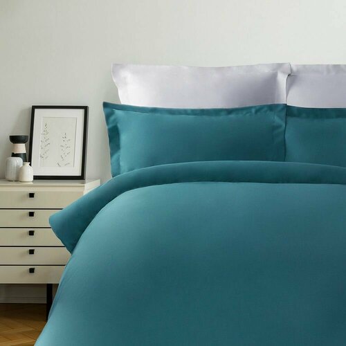 BY COLLECTION Пододеяльник 200х220см 100 хлопок бирюзовый 6244₽