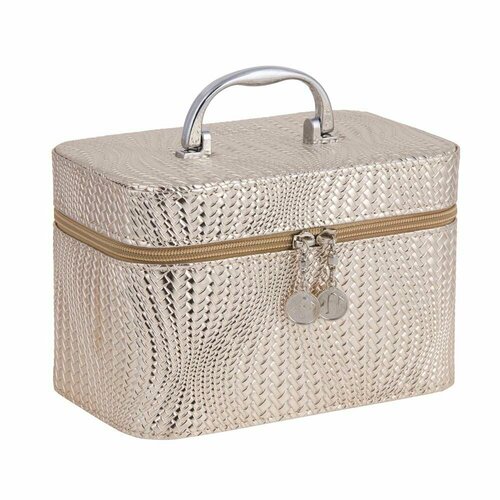 Шкатулка для украшений бежевого цвета 21х13х14 см 1185₽