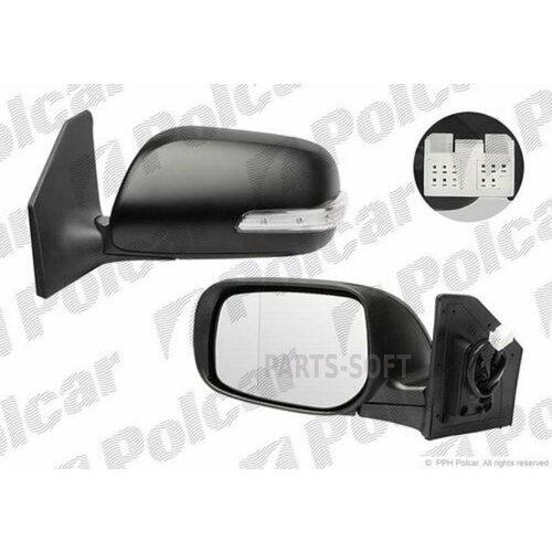POLCAR 8126515M Зеркало боковое TOYOTA Avensis 06-08 левое POLCAR 23820₽