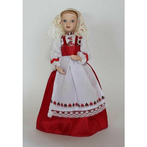 Кукла коллекционная в повседневном костюме Пермской губернии
