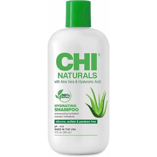 CHI Увлажняющий шампунь для волос Naturals With Aloe Vera Hydrating Shampoo (355 мл)