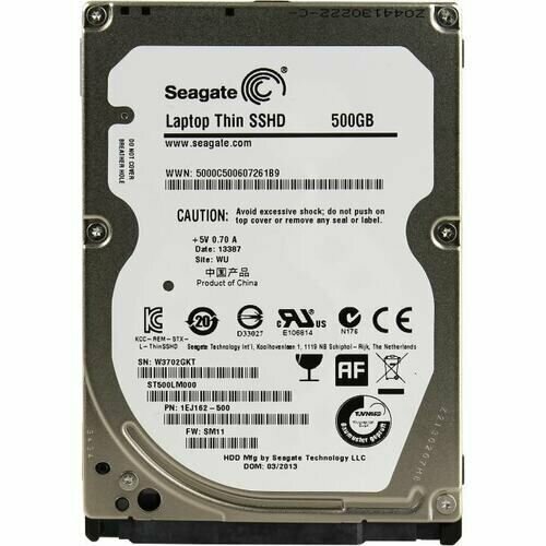 Жесткий диск Seagate Barracuda ST500LM000 500 Гб 3100₽