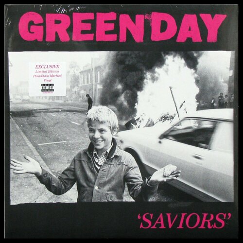 Виниловая пластинка Reprise Green Day – Saviors (Pink/Black Marbled vinyl)