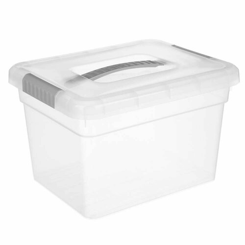 Контейнер для хранения на защелках с ручкой 25х20х16см 5л 885₽