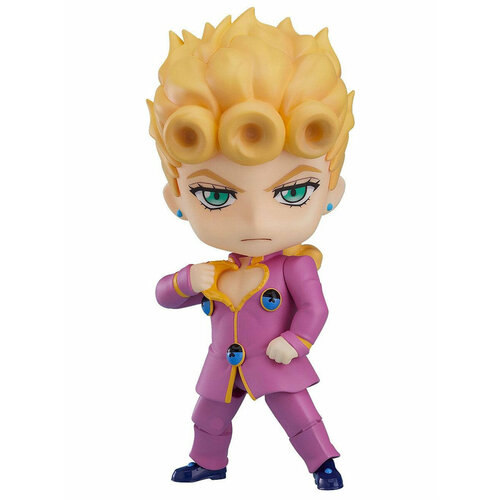 Фигурка Good Smile Company Nendoroid Giorno Giovanna 4580590129917 аксессуары для косплея по мотивам аниме невероятные приключения джоджо кепки джоджо кудзё армейские головные уборы в стиле милитари пл