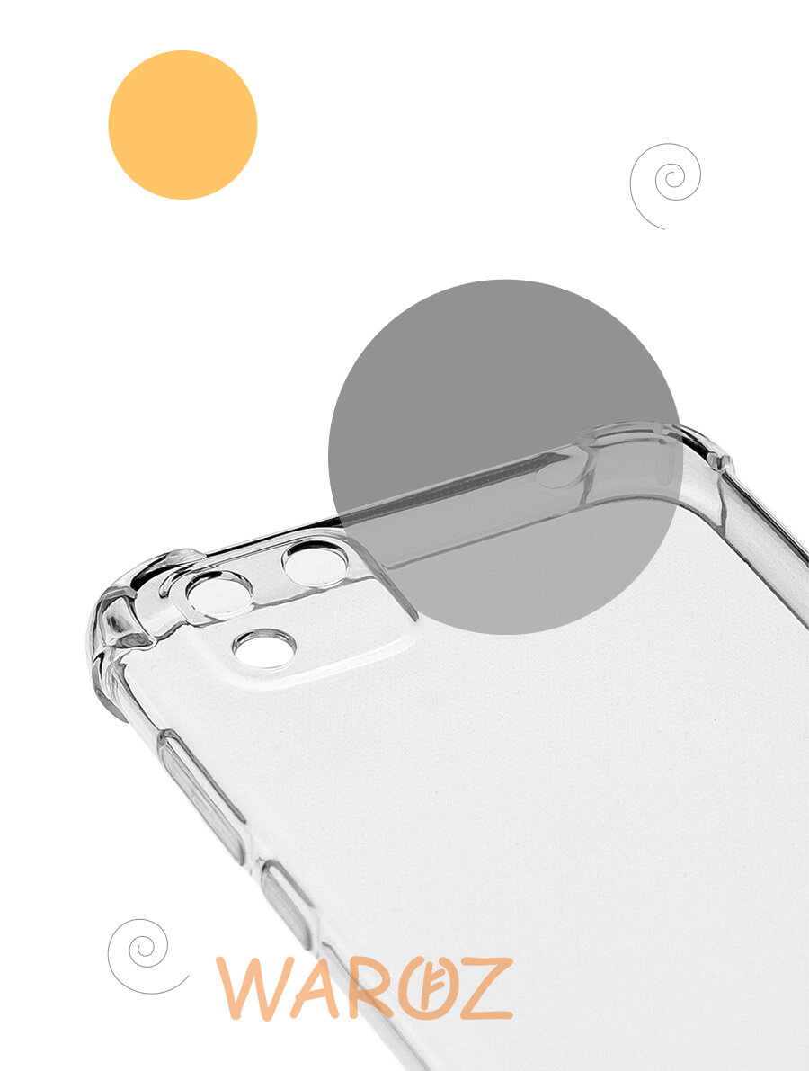 Чехол силиконовый на телефон Huawei HONOR 9S / Y5Prime 2018 противоударный с защитой камеры, бампер для смартфона Хуавей Хонор 9C / У5прайм