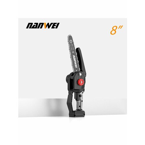 NANWEI 8 пила аккумуляторная цепная 21В беспроводной бензопила 6000rmin бесщёточный двигатель 4465₽