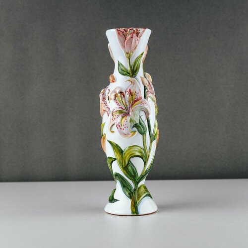 Ваза Лилии Керамика Цветная Ярославская майолика 9900₽