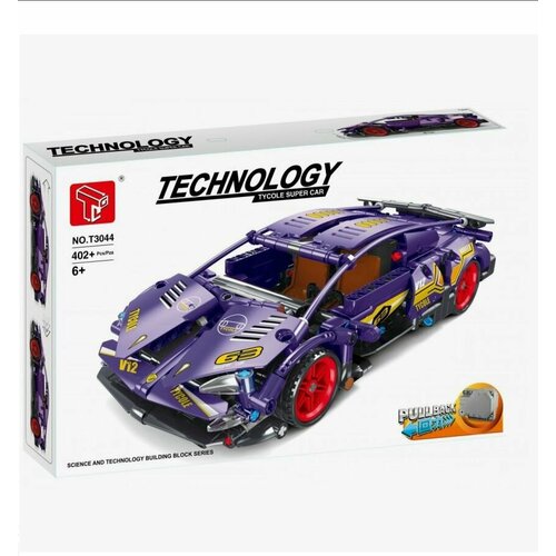 Конструктор Technic гоночная машина 402 дет