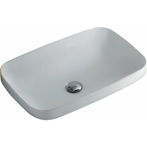 Раковина Kerasan Tribeca 514330 60x38 см, белая матовая раковина artceram washbasins nettuno встраиваемая снизу 56х38 см без отв под смеситель без крепежа белый ntl001 01 00