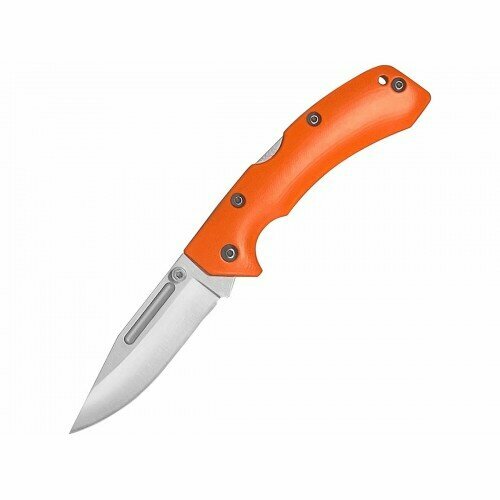 Нож складной AccuSharp Lockback Knife, нержавеющая сталь G10 оранжевый нож accusharp gut hook knife разделочный сталь 420