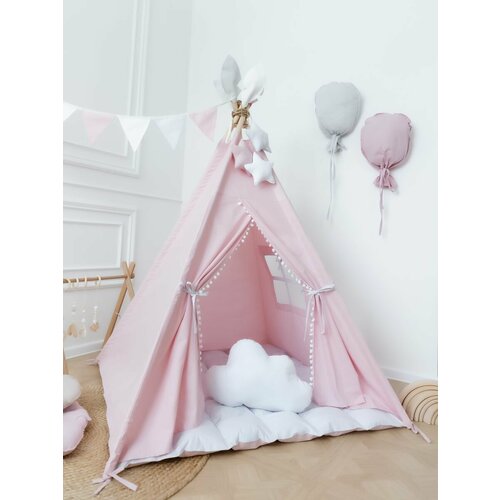 Вигвам детский с ковриком, игровой домик для детей Tipi.room