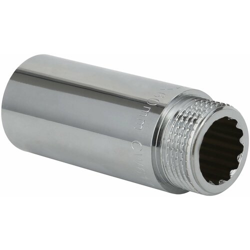 фото Удлинитель, вр-нр, хромированный, 1/2" х 100 мм gappo (g2221.04100)
