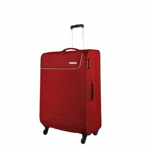 Чемодан American Tourister, 73 л, размер M, бордовый