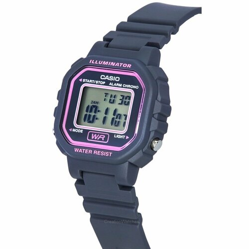 Наручные часы CASIO LA-20WH-8A, розовый, серый