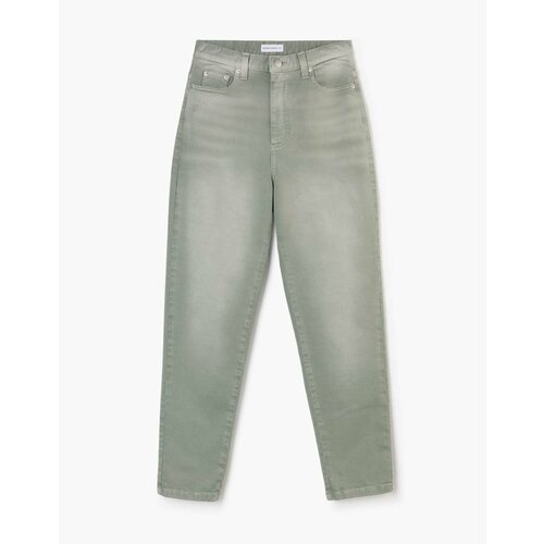 фото Джинсы мом gloria jeans, размер 46/170, зеленый