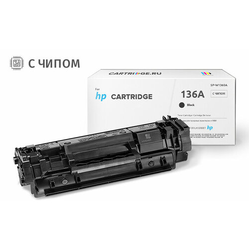 Картридж SP-136A (W1360A) для HP, черный (с чипом)