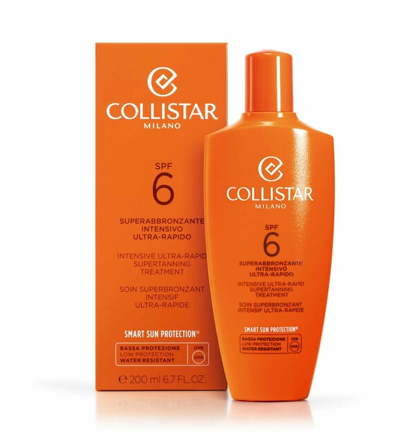 Collistar - perfect tanning intensive tanning treatment spf6 водостойкое средство для сверхбыстрого загара 200 мл