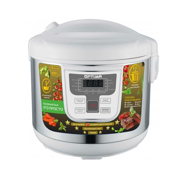 фото Мультиварка OPTIMA MC-5101 черная