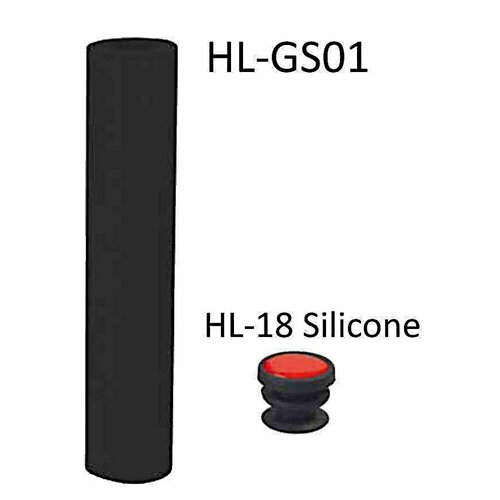 Грипсы FORMAT HL-GS01+HL-18 130мм/130мм (черный) грипсы 130мм поролоновые синие с черным hl gr21 1 hualong