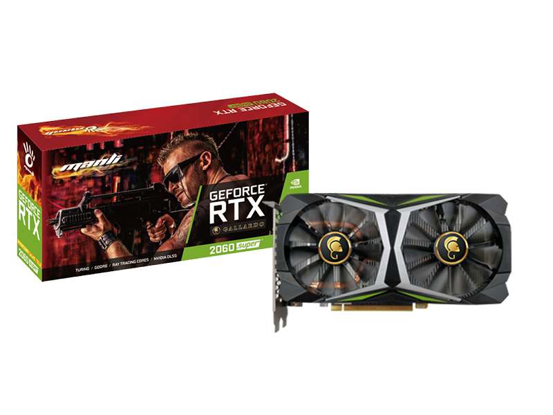 Видеокарта Manli RTX 2060 Super Gallardo 8gb GDDR6 256bit HDMI 3xDP PCI-E3.0