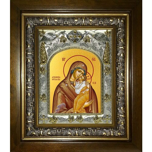 Икона Ярославская икона Божией Матери ярославская икона божией матери деревянная рамка 8 9 5 см