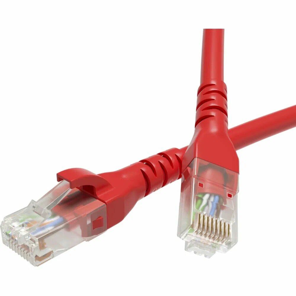 фото Кабель патч-корд U/UTP 5e кат. 0,5м. DKC RN5EUU4505RD LSZH, красный, "RAM telecom"