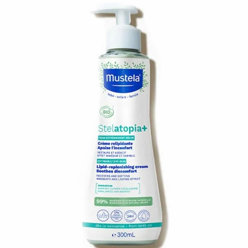 Липидовосстанавливающий крем Mustela Stelatopia 300мл